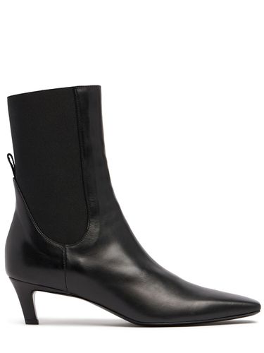 Mm Leather Ankle Boots - TOTEME - Modalova