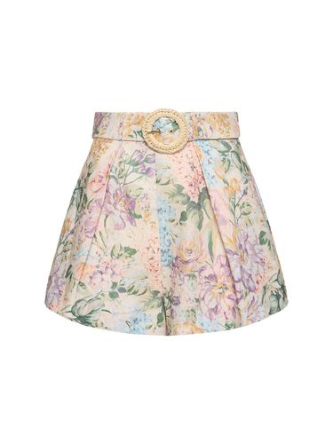 Shorts Mit Blumenmuster „halliday“ - ZIMMERMANN - Modalova