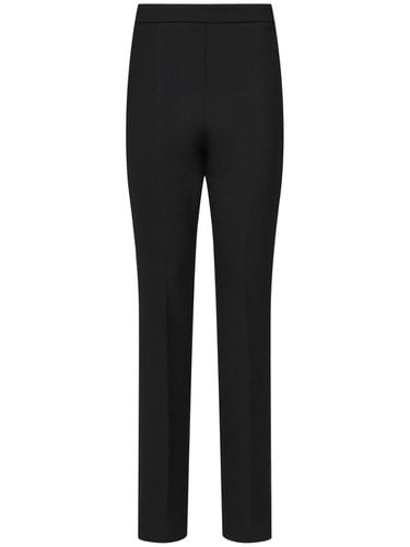 Teoria Wool Blend High Waisted Pants - SPORTMAX - Modalova