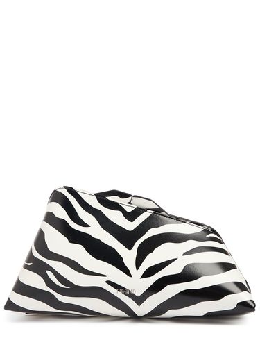 Pm Zebra Printed Leather Clutch - THE ATTICO - Modalova