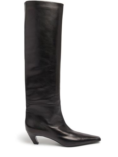 Mm Davis Leather Tall Boots - KHAITE - Modalova