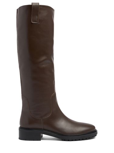 Mm Henry Leather Tall Boots - AEYDE - Modalova