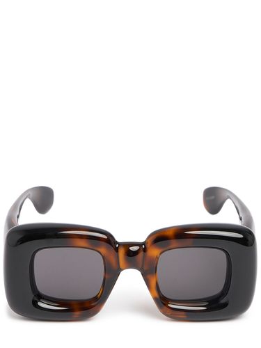 Eckige, Aufgeblasene Sonnenbrille - LOEWE - Modalova