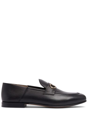 Gin Leather Loafers - FERRAGAMO - Modalova