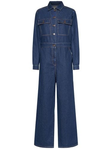 Pirania Cotton Denim Jumpsuit - WEEKEND MAX MARA - Modalova