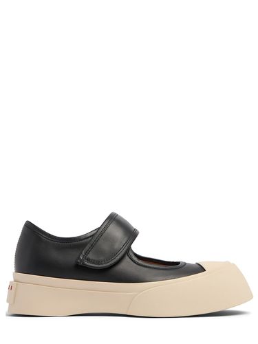 Mm Pablo Mary Jane Leather Shoes - MARNI - Modalova