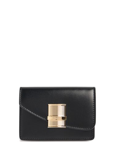 Leather Card Holder - FERRAGAMO - Modalova