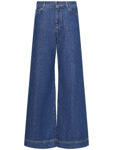 Vega Mid Rise Denim Wide Jeans - WEEKEND MAX MARA - Modalova