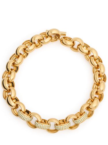 Chunky Chain Necklace W/ Crystals - MARNI - Modalova