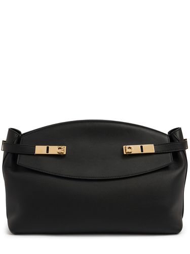 Pouch Grande Hug De Piel - FERRAGAMO - Modalova