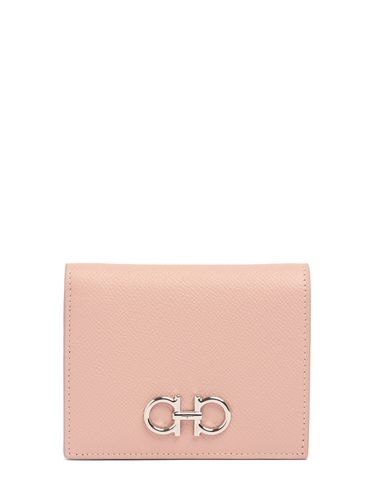 Gancini French Leather Wallet - FERRAGAMO - Modalova