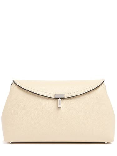 T-lock Grain Leather Clutch - TOTEME - Modalova