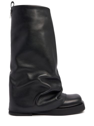 Mm Robin Leather Combat Boots - THE ATTICO - Modalova