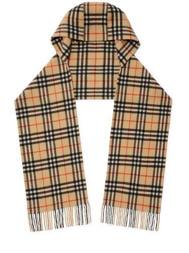 Bufanda De Cashmere Con Capucha - BURBERRY - Modalova