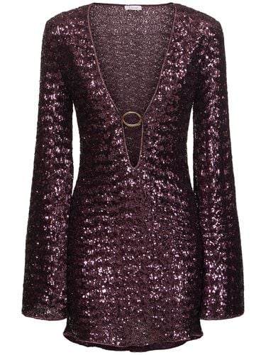 Sequined Kaftan Mini Dress - OSÉREE SWIMWEAR - Modalova