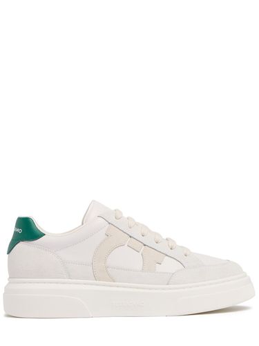 Cassina Leather Sneakers - FERRAGAMO - Modalova