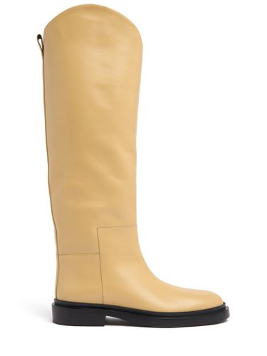 Mm Leather Riding Boots - JIL SANDER - Modalova