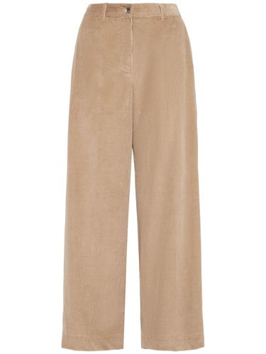 Udine Velvet Wide Leg Pants - 'S MAX MARA - Modalova