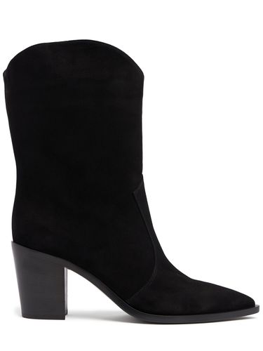 Mm Denver Suede Cowboy Boots - GIANVITO ROSSI - Modalova