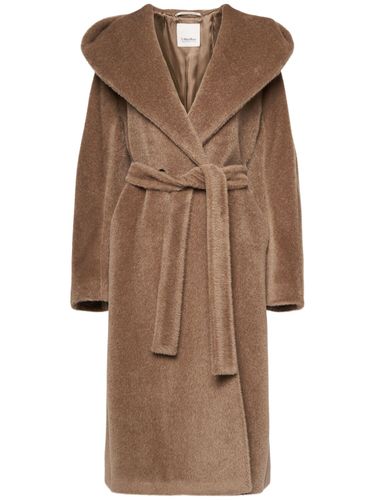 Eliana Belted Wool Blend Teddy Long Coat - 'S MAX MARA - Modalova