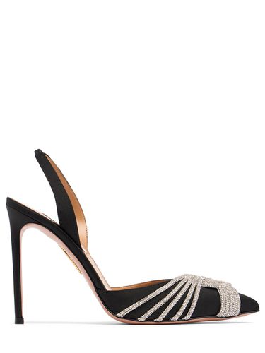 Mm Gatsby Satin Slingback Pumps - AQUAZZURA - Modalova