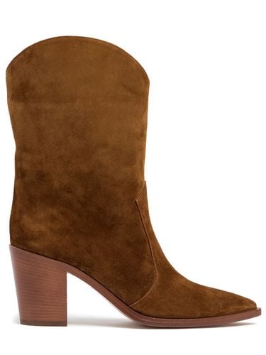 Mm Denver Suede Cowboy Boots - GIANVITO ROSSI - Modalova