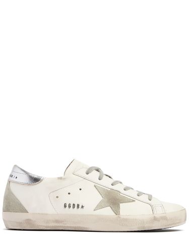 Mm Sneakers Aus Leder & Wildleder "super Star" - GOLDEN GOOSE - Modalova