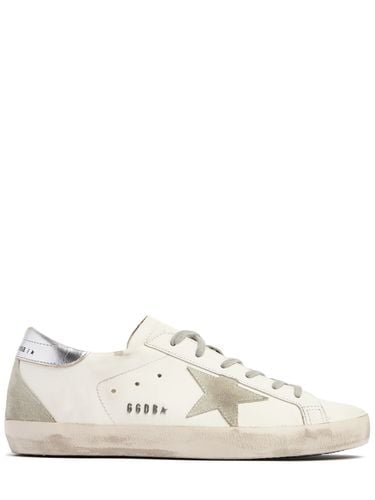 Sneakers Super-star In Pelle E Camoscio 20mm - GOLDEN GOOSE - Modalova