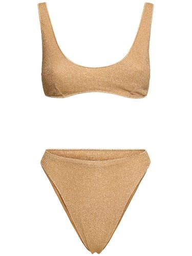 Bikini De Lúrex De Cintura Alta - OSÉREE SWIMWEAR - Modalova