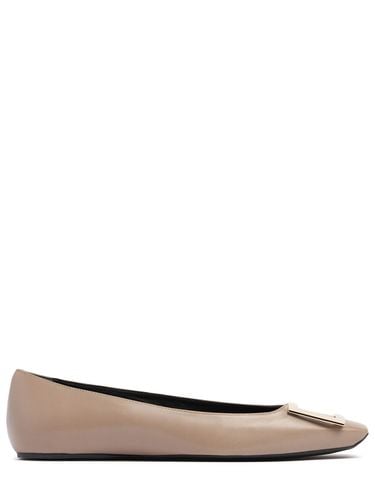 Mm Trompette Leather Flats - ROGER VIVIER - Modalova