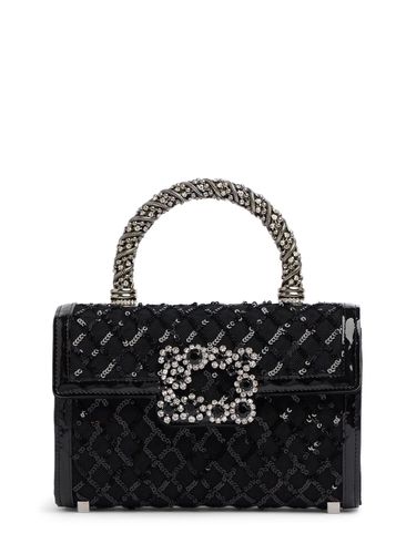 Mini Envelope Embroidered Top Handle Bag - ROGER VIVIER - Modalova