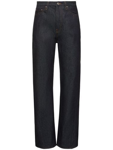 Twisted Seam Denim Straight Jeans - TOTEME - Modalova