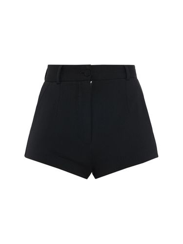 Stretch Wool Blend Tuxedo Shorts - DOLCE & GABBANA - Modalova