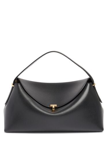 T-lock Palmellata Leather Top Handle Bag - TOTEME - Modalova