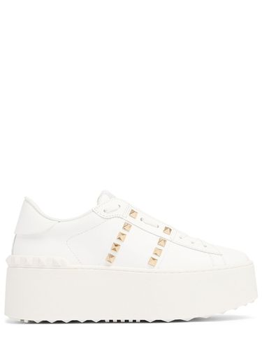 Untitled Leather Sneakers - VALENTINO GARAVANI - Modalova