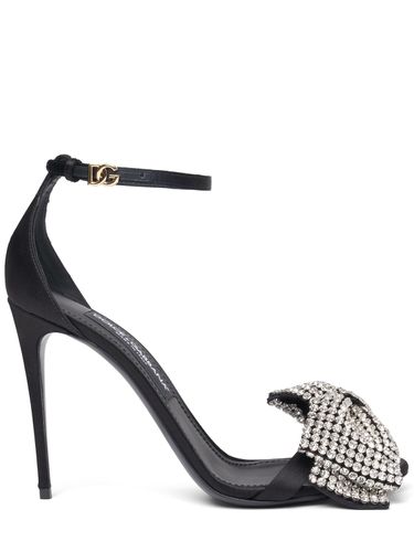 Mm Keira Crystal & Satin Sandals - DOLCE & GABBANA - Modalova