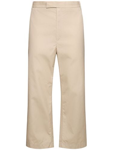 Unconstructed Straight Leg Pants - THOM BROWNE - Modalova