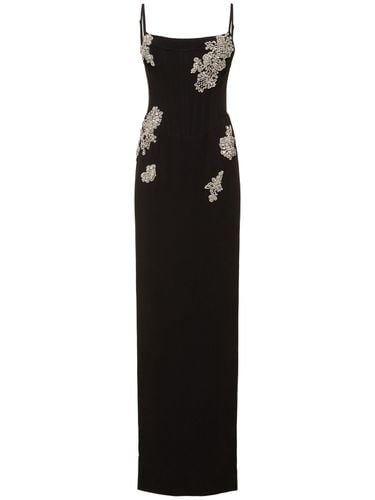 Embroidered Cady Long Dress - ZUHAIR MURAD - Modalova