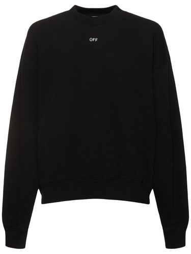 Off Stamp Skate Cotton Sweatshirt - OFF-WHITE - Modalova