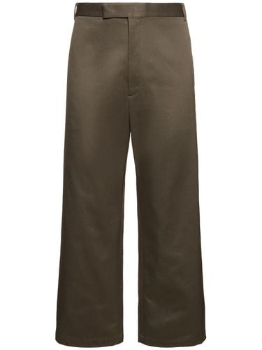 Unconstructed Straight Leg Pants - THOM BROWNE - Modalova