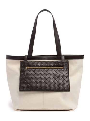 Medium Tote Aus Canvas - BOTTEGA VENETA - Modalova