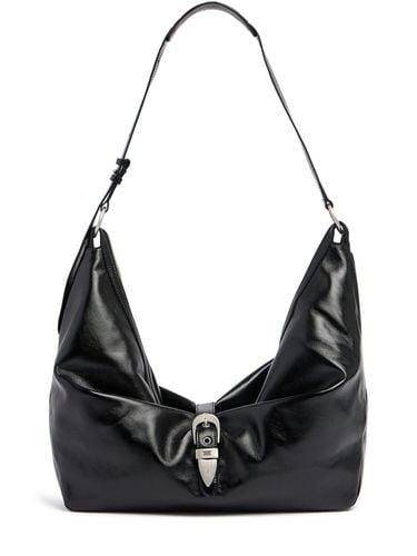 Belted Hobo Leather Shoulder Bag - MARGE SHERWOOD - Modalova