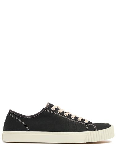 Tabi Cotton Canvas Low Top Sneakers - MAISON MARGIELA - Modalova