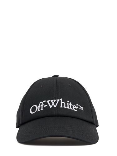 Bookish Cotton Drill Baseball Cap - OFF-WHITE - Modalova