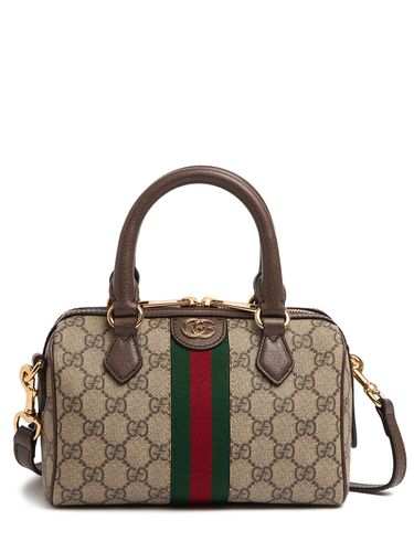 Mini Ophidia Gg Canvas Top Handle Bag - GUCCI - Modalova