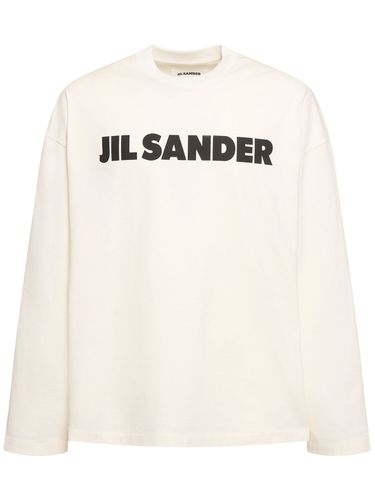 Logo Print Long Sleeve T-shirt - JIL SANDER - Modalova