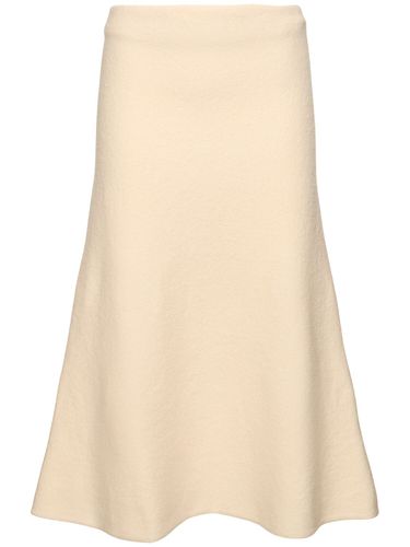 Boiled Wool Midi Skirt - JIL SANDER - Modalova