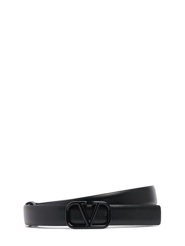 Cm Vlogo Signature Leather Belt - VALENTINO GARAVANI - Modalova