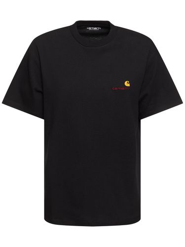 T-shirt Aus Baumwolljersey "american Script" - CARHARTT WIP - Modalova