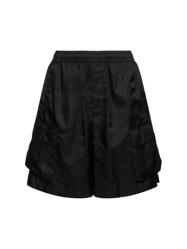 Gg Logo Nylon Shorts - GUCCI - Modalova